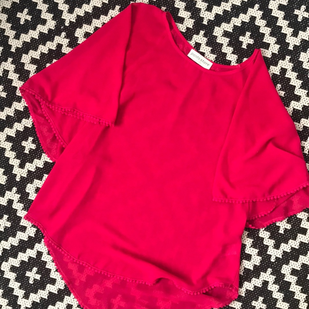 Hot pink top